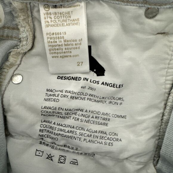 AG Adriano Goldschmeid Jeans Womens 27 Alexxis Slim Contour 360 High Rise Preppy - Picture 10 of 14